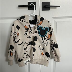 Disney Gray and Cream Mickey Mouse Kids Matching Set